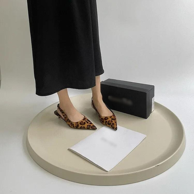 Luipaard Puntige Hakken