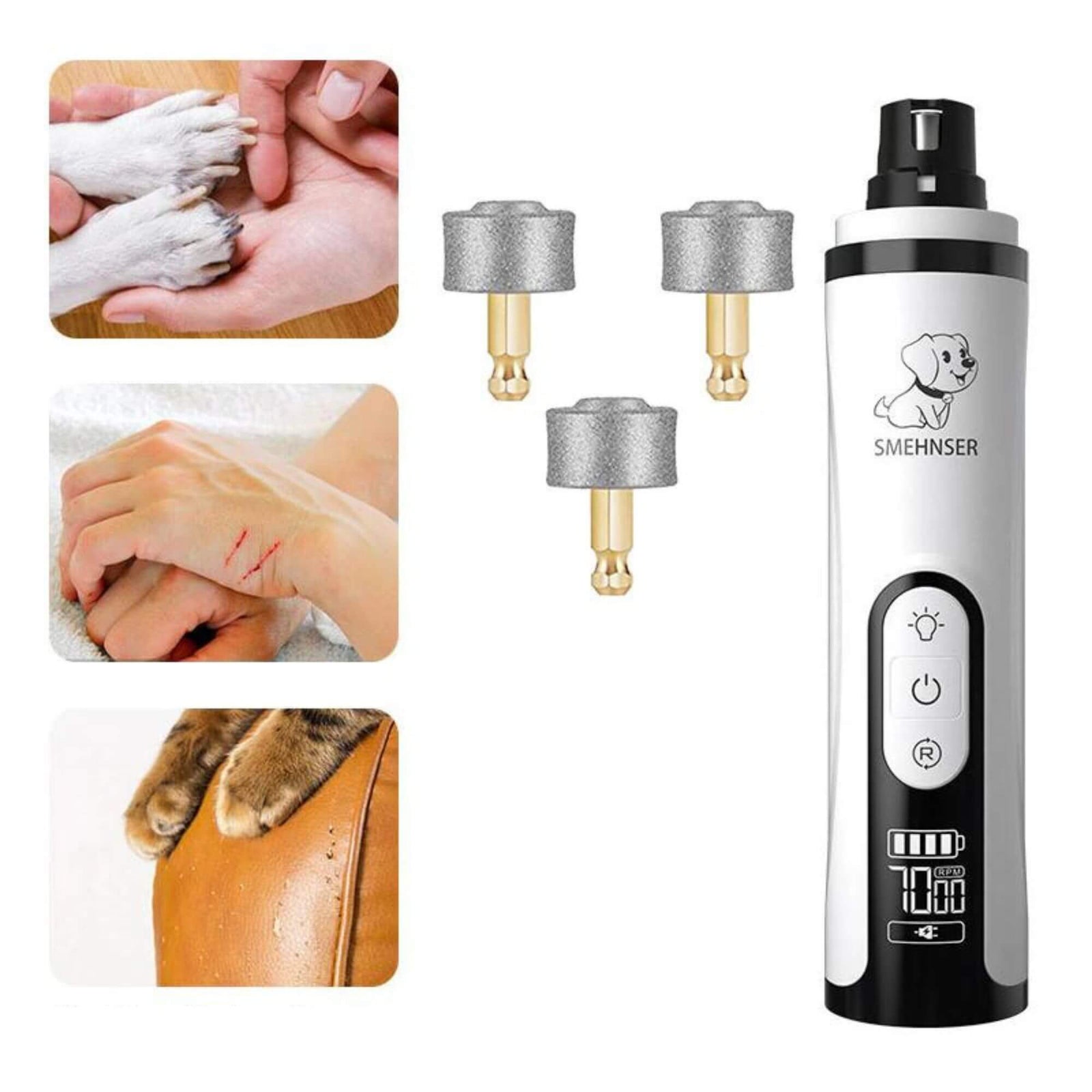 Huisdier's Elektrische LED Nagelknipper