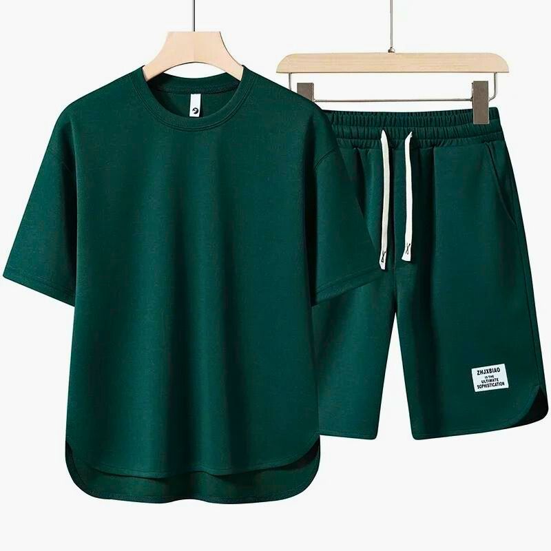 Heren Zomer Set Stijlvol Katoenmix 3