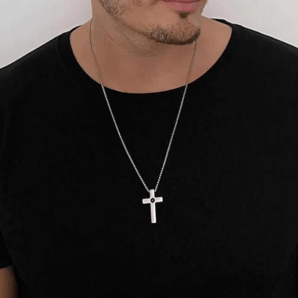 Foto Projectie Kruis Halsketting