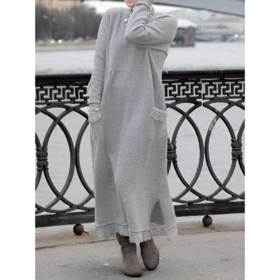 Variant image for Dames Lange Jurk Comfortabele Maxi Stijl Hoogwaardige Stof-50