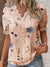 Variant image for Witte Blouse Dames V-hals Lente Stijlvol Lichtgewicht Casual Elegante Snit-9