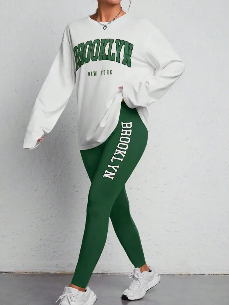 Variant image for Dames T-shirt Lange Mouwen Cirkelvormige Hals Katoenmix-1