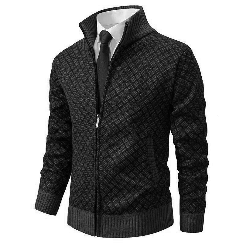Variant image for Heren Cardigan Jacquard Stijlvol Comfortabel Materiaal-25
