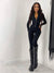 Dames Jumpsuit Feestelijk Getailleerd Polyester met Lange Mouwen-4