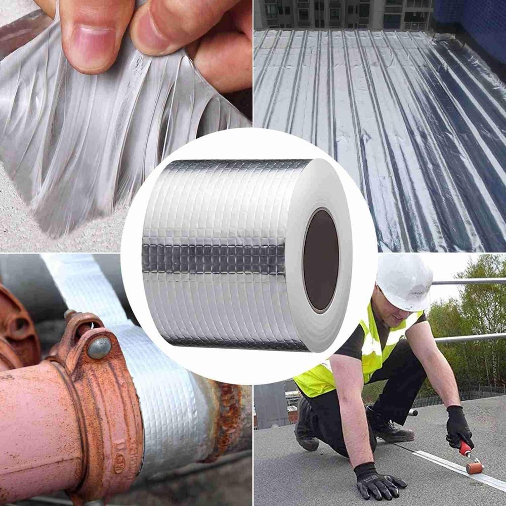 Waterdicht Reparatieband Zwart Butylrubber Voor Huishoudelijk Gebruik-1