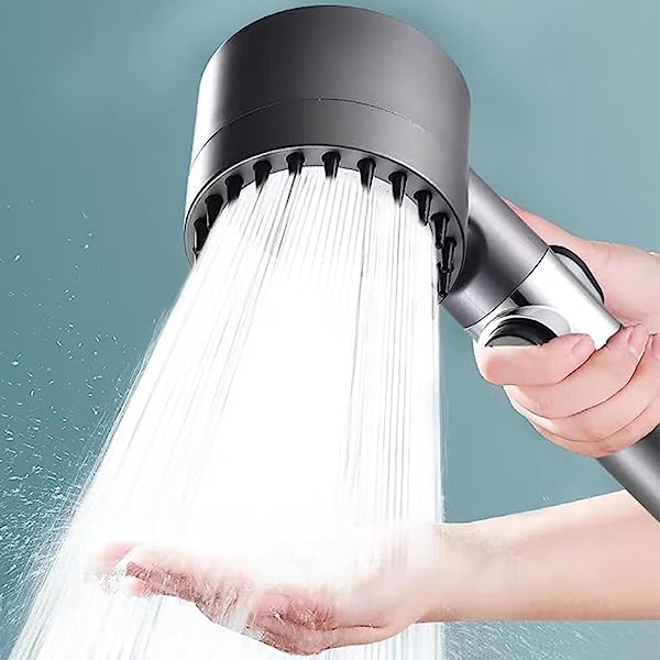 Waterbesparende Douchekop Verhoogde Waterdruk Met 9-Filterschichten Kunststof Metaal-1
