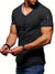 Heren T-Shirt V-Hals Casual 100% Katoen-1