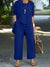 Variant image for Dames Set Drie Delen Casual Vest en Lange Broek Katoenmix-15
