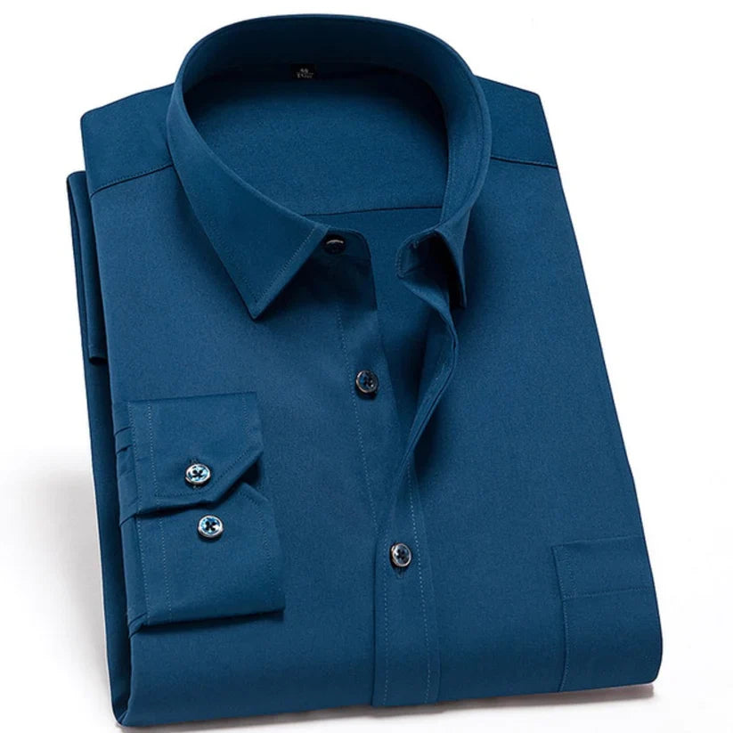 Variant image for Heren Shirt Rimpelvrij Stretchmateriaal Modern Comfort-33