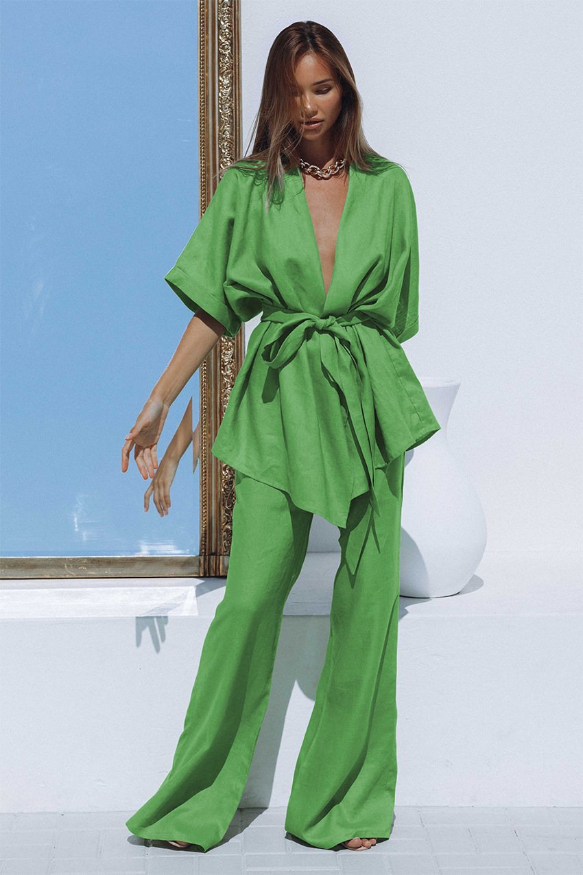 Variant image for Dames Zomerset Casual Linnen-1