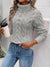 Variant image for Dames Turtleneck Trui Kabelpatroon 100% Acryl Comfortabele Hoge Kraag-33