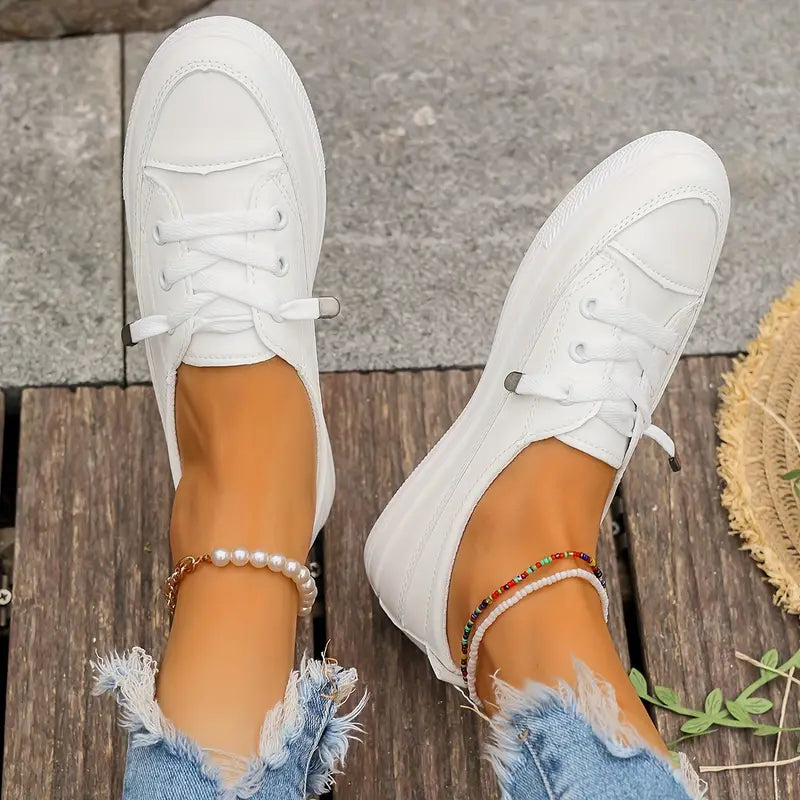 Dames Schoenen Platte Casual Stijl Kunstleer 2