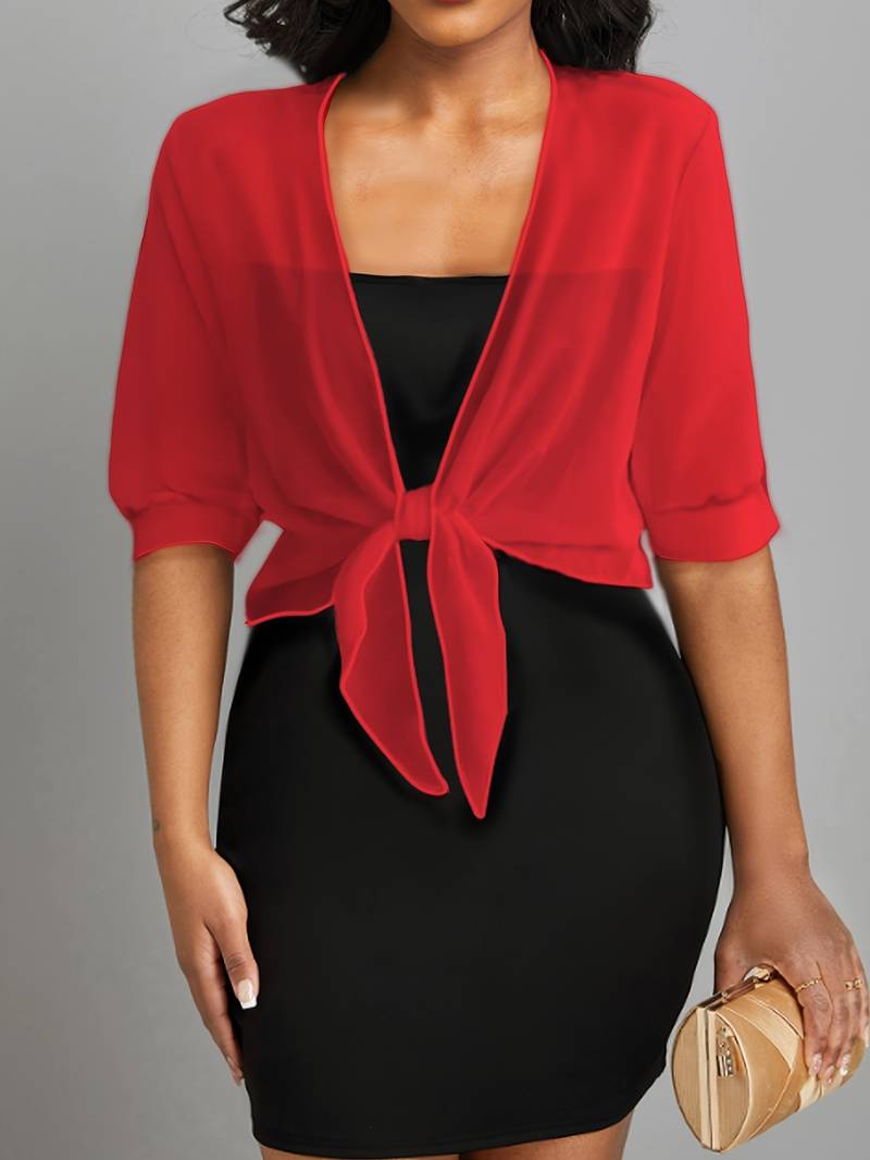 Variant image for Dames Blouse Lente Open Front 100% Katoen Ademend Casual-19