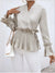 Dames Blouse Satijn Elegante Stijl Luxe Comfortabele Pasvorm-4