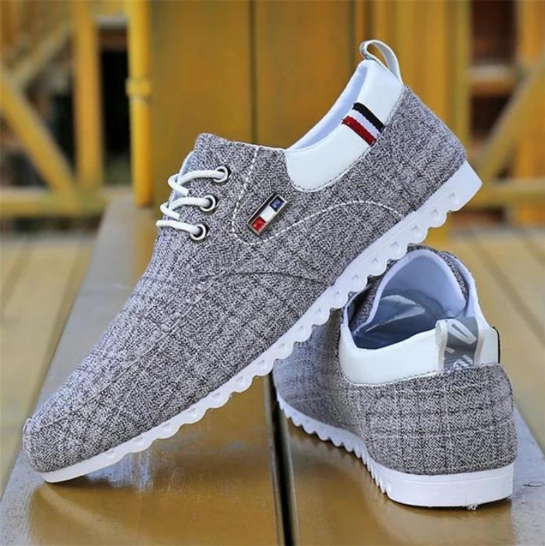 Canvas casual herensneakers