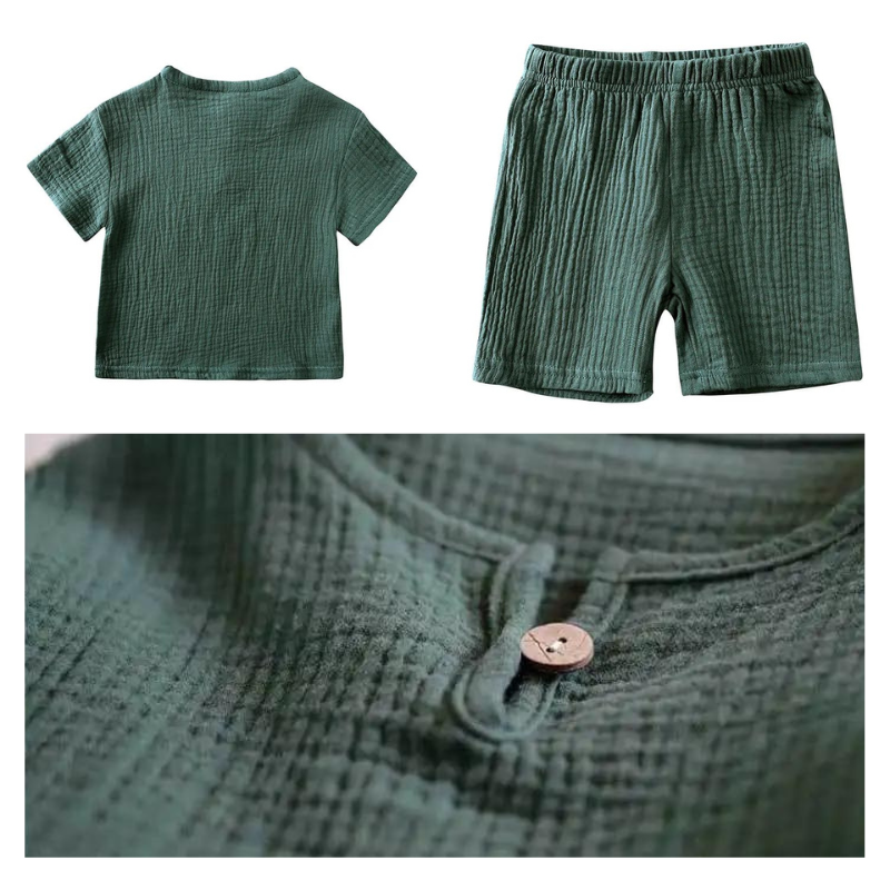 Kinderen Ademende T-Shirt Shorts Set