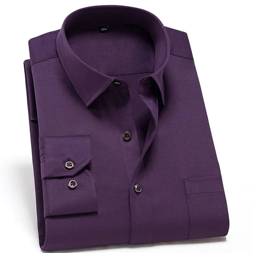 Variant image for Heren Shirt Rimpelvrij Stretchmateriaal Modern Comfort-41