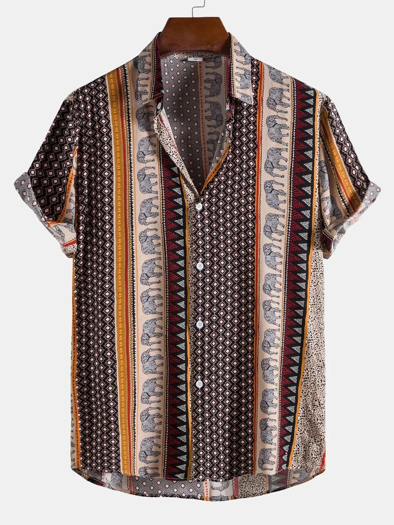 Variant image for Heren T Shirt Vintage Look Casual Katoen voor Zomer-11