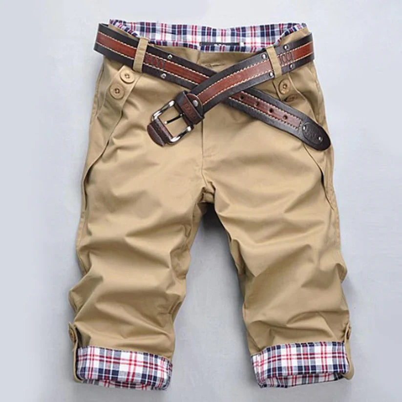 Variant image for Heren Korte Broek Cargo Stijl 100% Katoen Met Praktische Zakken-1