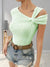 Dames Blouse Asymmetrisch Zachte Stof Elegante Stijl-6