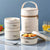 Dames Isolerende Broodtrommel Thermo Lunchbox RVS Laagjes Stijlvol-1