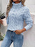Variant image for Dames Turtleneck Trui Kabelpatroon 100% Acryl Comfortabele Hoge Kraag-49