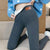Fluweel gevoerde fleece dames winter legging