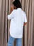 Dames Blouse Casual V-hals Luchtig Katoen-5