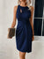 Variant image for Dames Mouwloze Jurk Elegante Stijl Hoogwaardige Stof-16