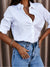 Dames Blouse Casual V-hals Luchtig Katoen-3
