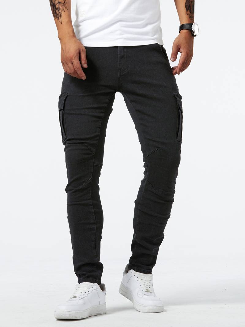 Heren Cargo Broek Slim Fit Katoen Met Praktische Zakken-6