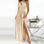 Dames Galajurk Asymmetrisch Hoge Split Luxe Polyester 1