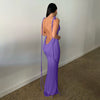 Variant image for Dames Maxi Jurk Zwart Rugloos Katoen Elegante Lange Jurk Zomer-19