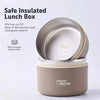 Dames Isolerende Broodtrommel Thermo Lunchbox RVS Laagjes Stijlvol-3