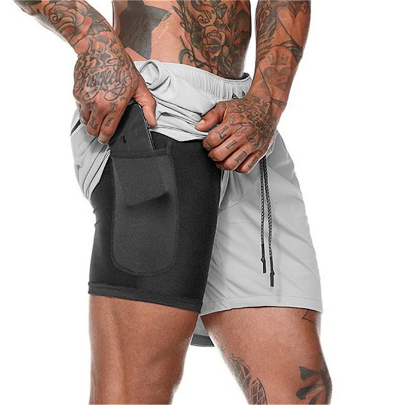 Heren Strandshort met dubbele laag