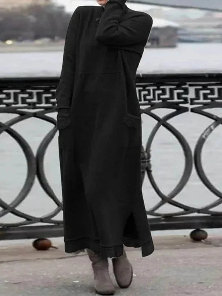 Variant image for Dames Lange Jurk Comfortabele Maxi Stijl Hoogwaardige Stof-8