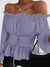 Variant image for Witte Blouse Dames met Rüsch-Details Elegante Pasvorm Hoogwaardige Stof-17
