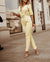 Dames Jumpsuit V-Hals Halve Mouwen Polyester Feestelijk