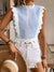 Dames Blouse Elegante Bloemenrand Luchtig Ontwerp Hoogwaardige Stof-2