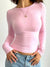Variant image for Dames T-shirt Lange Mouwen Ronde Hals 100% Katoen Casual Shirt-1