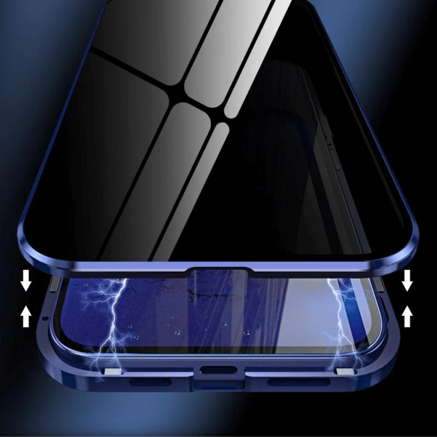 Anti-Gluur Magnetische Telefoonhoes