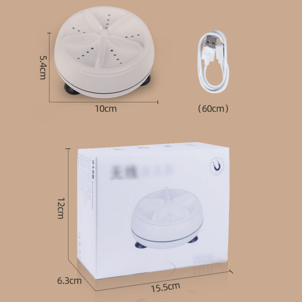 Miniatuur Ultrasone Turbine Wasmachine