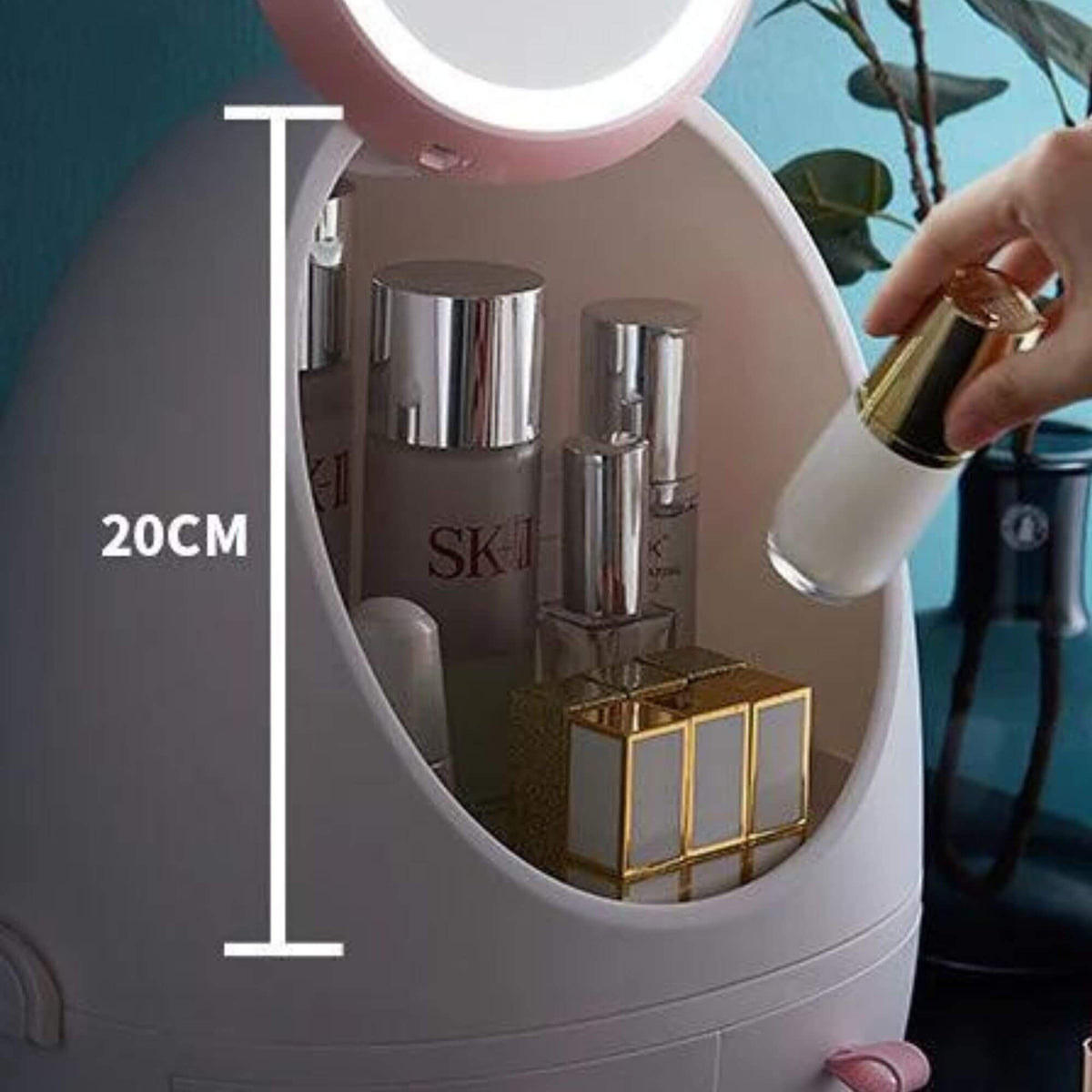 LED Spiegel Cosmetica-organizer