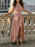 Variant image for Dames Lange Chiffon Jurk met Eén Schouder Stijlvolle Feestelijke Kleding-7