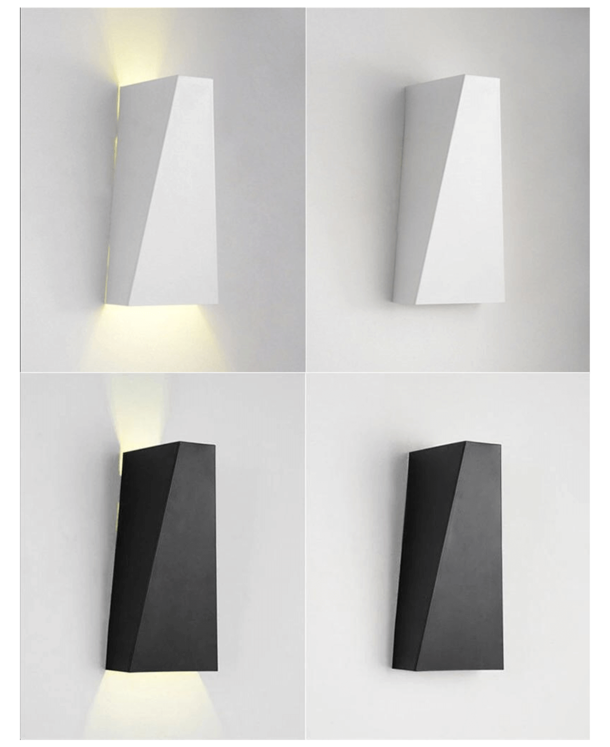 Minimale Geometrische Wandlamp
