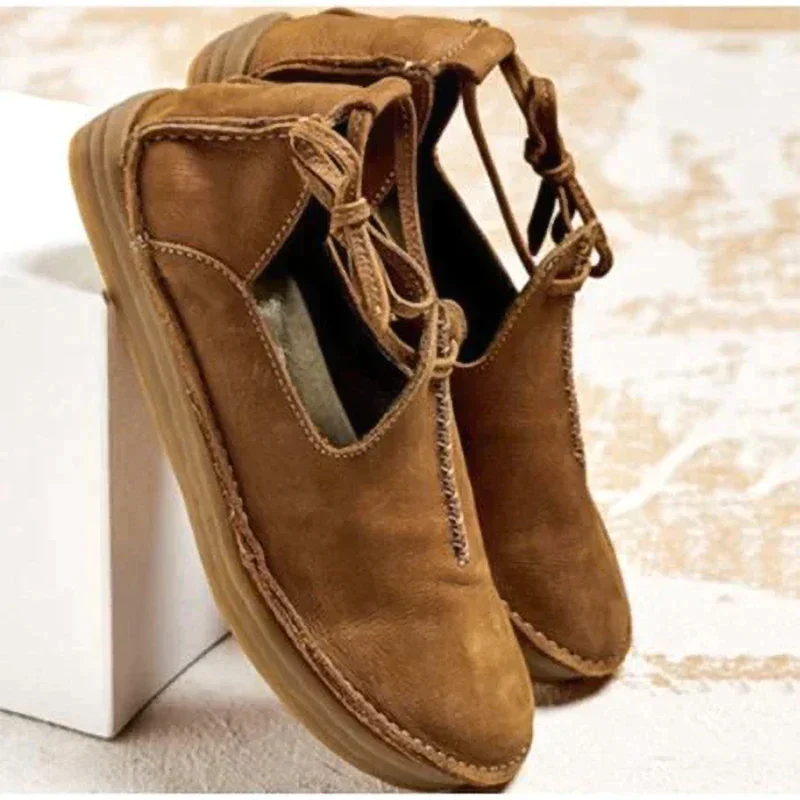 Dames Schoenen Leren Tijdloos Comfortabel Design-1