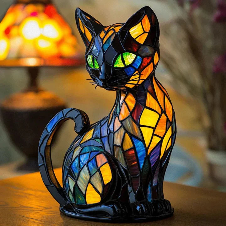 Artistieke Tafellamp Katten Design voor Sfeervolle Verlichting 0