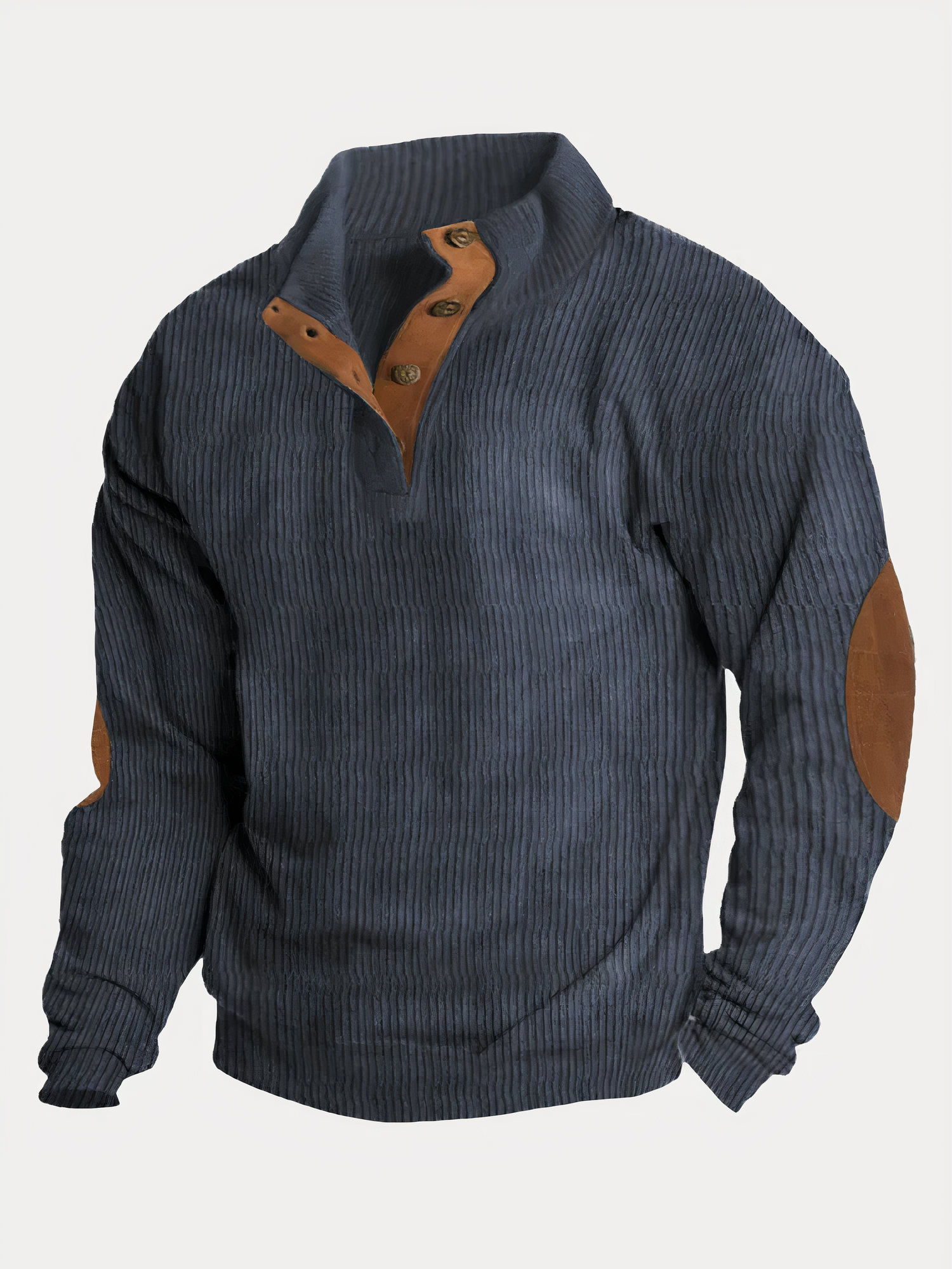Variant image for Heren Trui Kleurcontrast Modern Zacht Ademend Materiaal-17