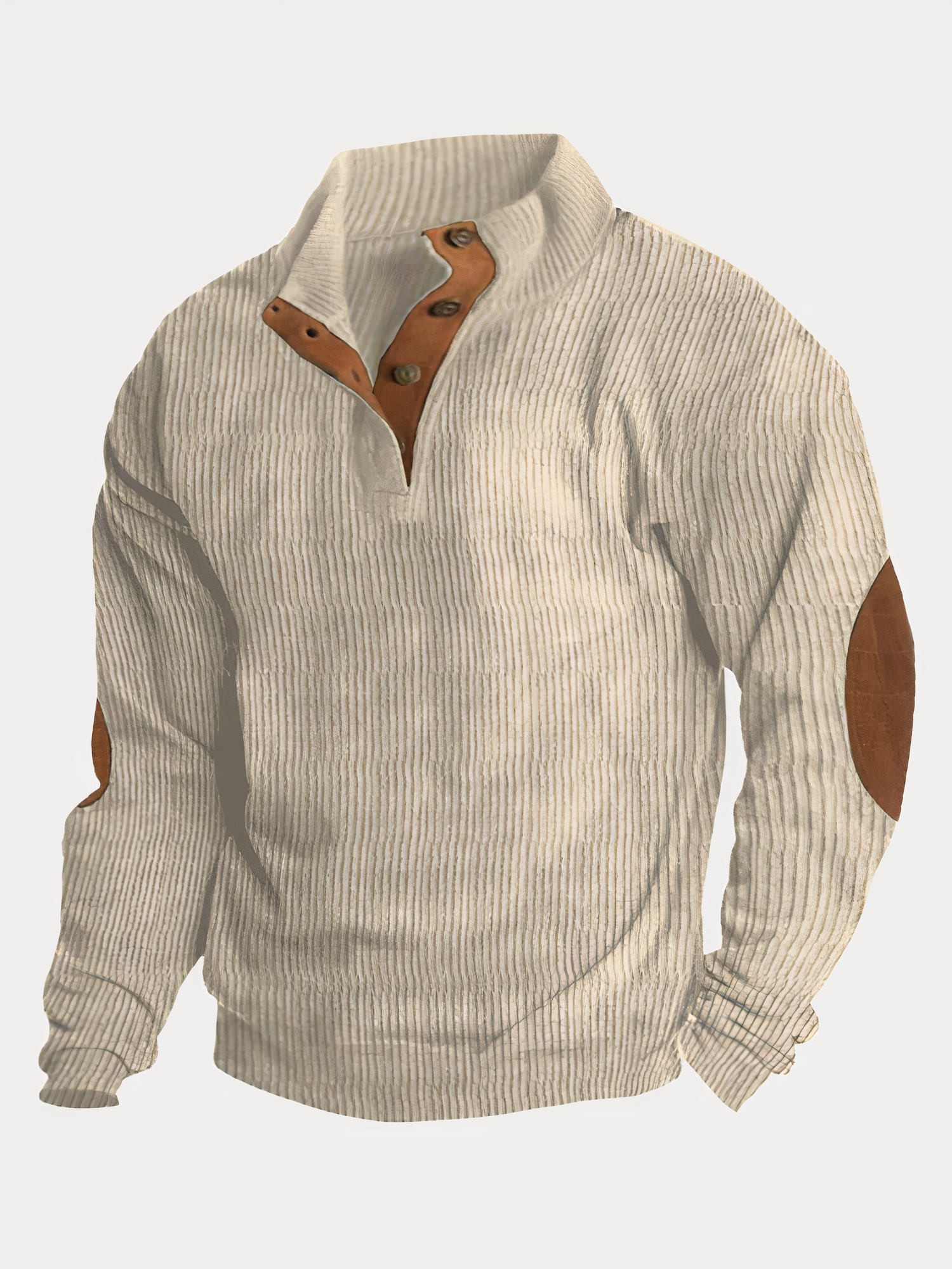 Variant image for Heren Trui Kleurcontrast Modern Zacht Ademend Materiaal-33